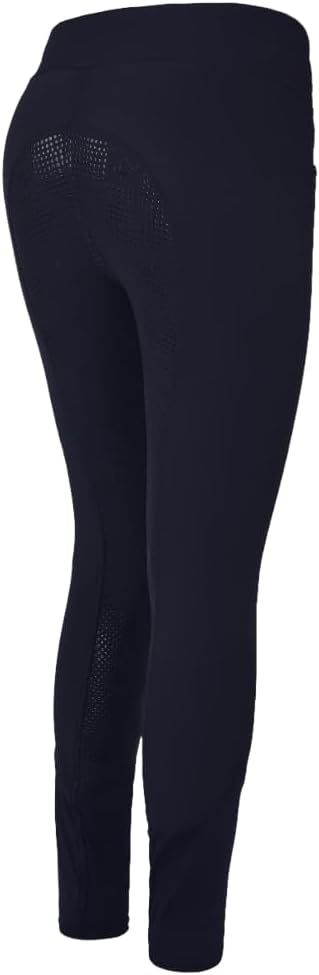 Kingsland Damen Reithose Silikon Vollbesatz KLKadi E-Tec schwarz 34 Navy, 34 Navy