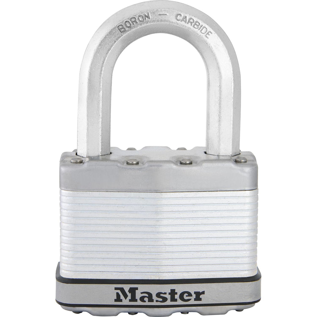 MASTER LOCK Hochleistungsvorhängeschloss [Schloss mit Schlüssel] [Laminierter Stahl] [Wetterfest] M1