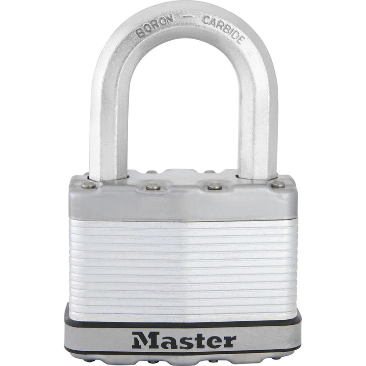 MASTER LOCK Hochleistungsvorhängeschloss [Schloss mit Schlüssel] [Laminierter Stahl] [Wetterfest] M1