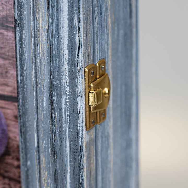 Schlüsselkasten aus Holz Hängeschrank mit Schlüsselbrett Wandorganizer für Schlüsselaufbewahrung Sch
