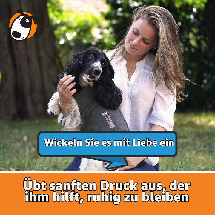 Thundershirt Beruhigungsweste, Hundemantel für ängstliche Hunde, Grösse XS, grau, 99001