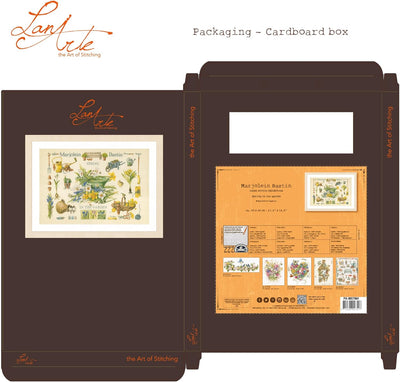 Lanarte PN-0007964 Kreuzstich Set, Baumwolle, Mehrfarbig, 69x49cm 69x49cm Mehrfarbig, 69x49cm Mehrfa