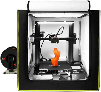 Ender 3 V2 3D-Druckergehäuse, konstante Temperatur, staubdicht, Heizzelt mit Licht, kompatibel mit C