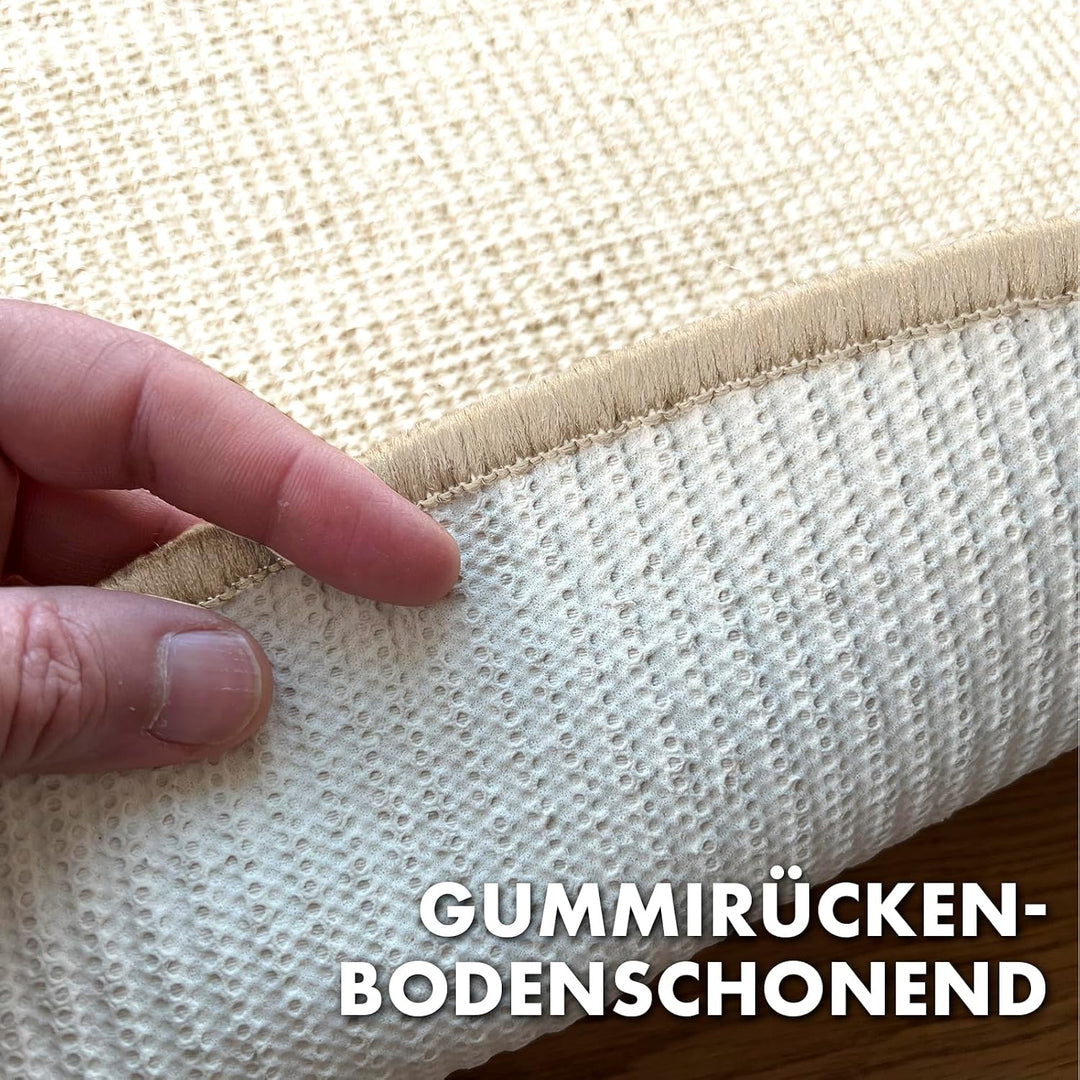 casa pura Katzen Kratzmatte rund 80cm Ø aus Natur Sisal Kratzteppich Kratzmöglichkeiten für Katzen K