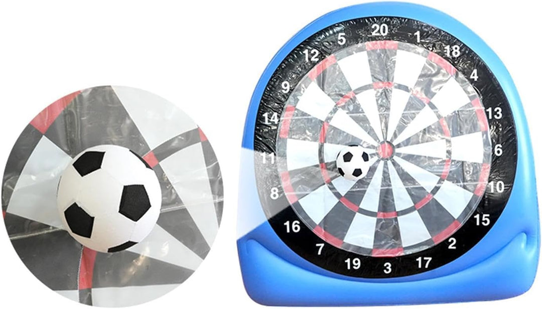 Aufblasbare Fussball Torwand – 150cm Dartscheibe Outdoor Klettverschluss Spiel Set | Sportspielzeug