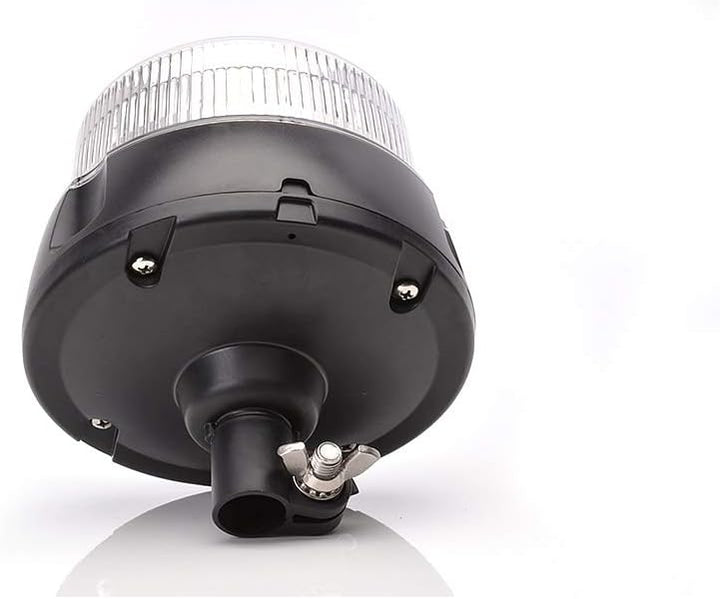 LED-MARTIN R65 Design Rundumleuchte BRILAR - Doppelblitz - klar/gelb - DIN