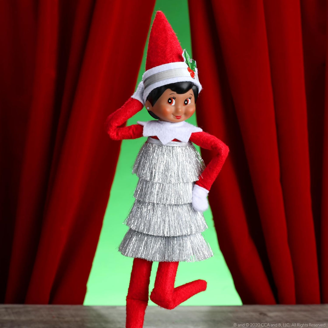 The Elf on The Shelf Claus Couture Collection Tiny Tinsel Kleid - Schillerndes Vintage Elfenkleid -
