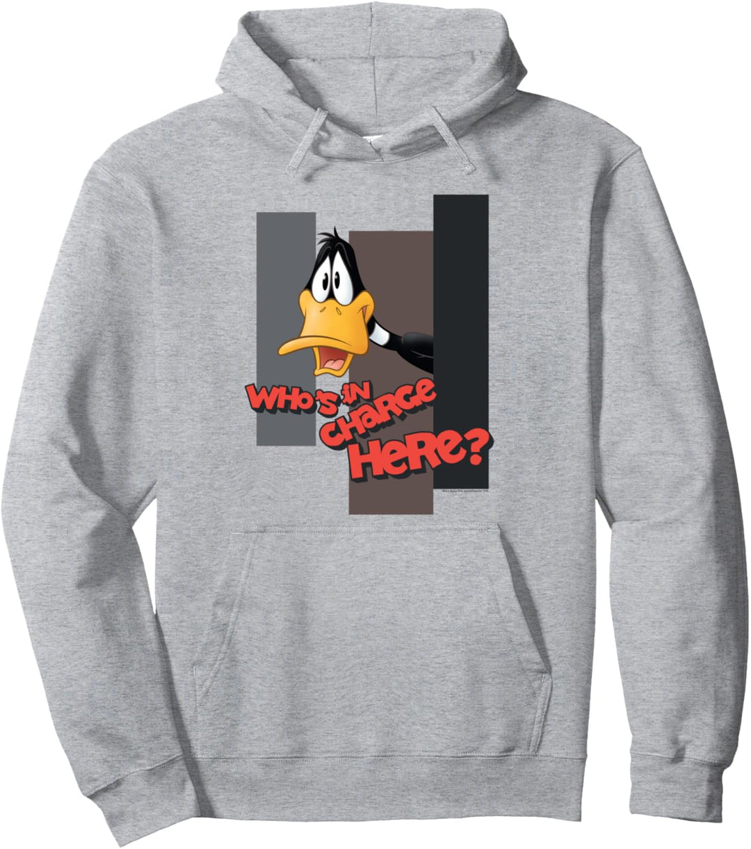Looney Tunes Daffy Duck Who's in Charge? Pullover Hoodie