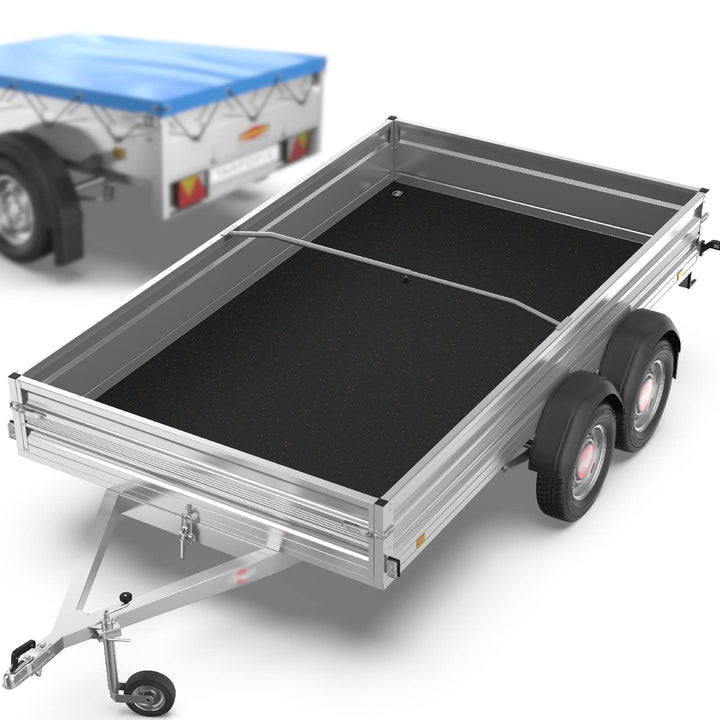 Tarpofix® Anhänger Planenbügel Flachplanenbügel (1-4er Set) - Universell anpassbare Anhängerplanen H