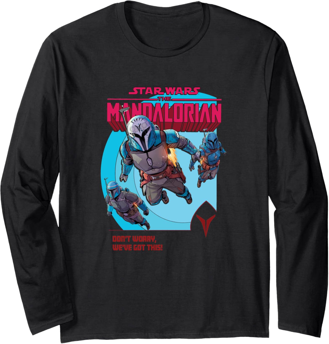Star Wars: The Mandalorian Bounty Hunters Don't Worry! Langarmshirt