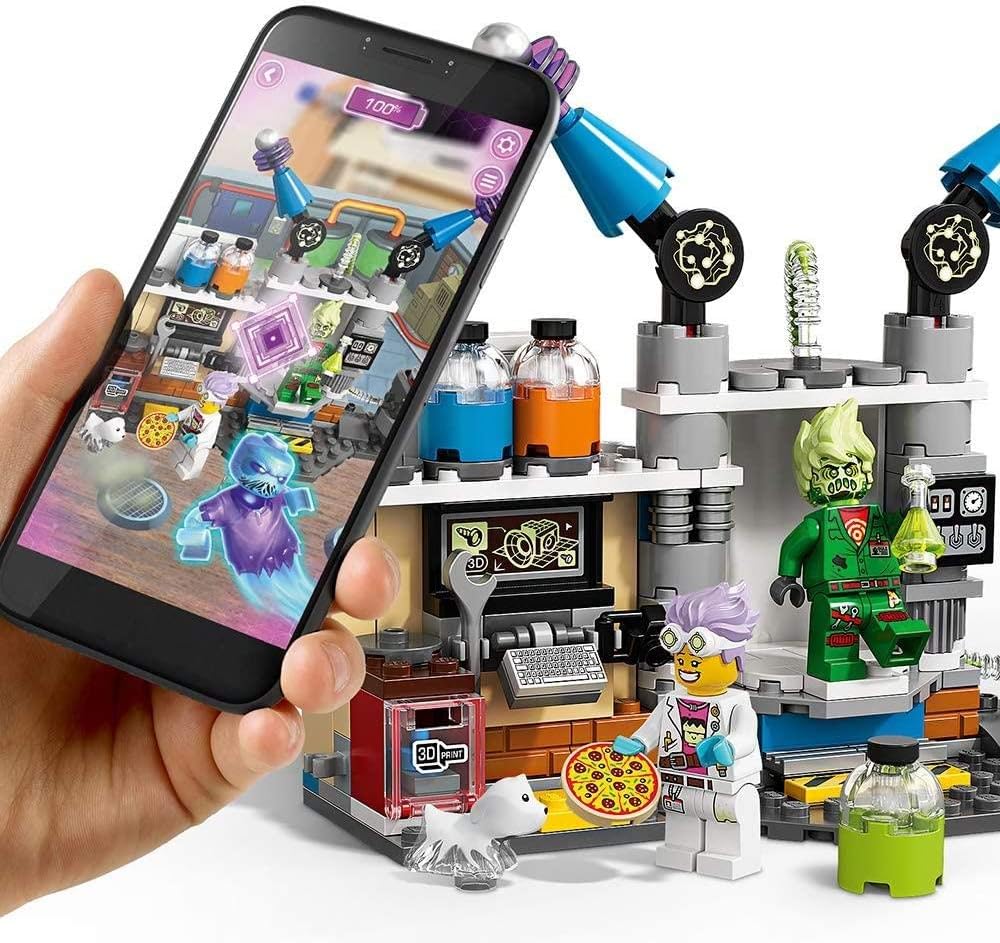 LEGO Hidden Side 70418 J.B.’s Geisterlabor, Spielzeug für Kinder mit Augmented Reality Funktionen