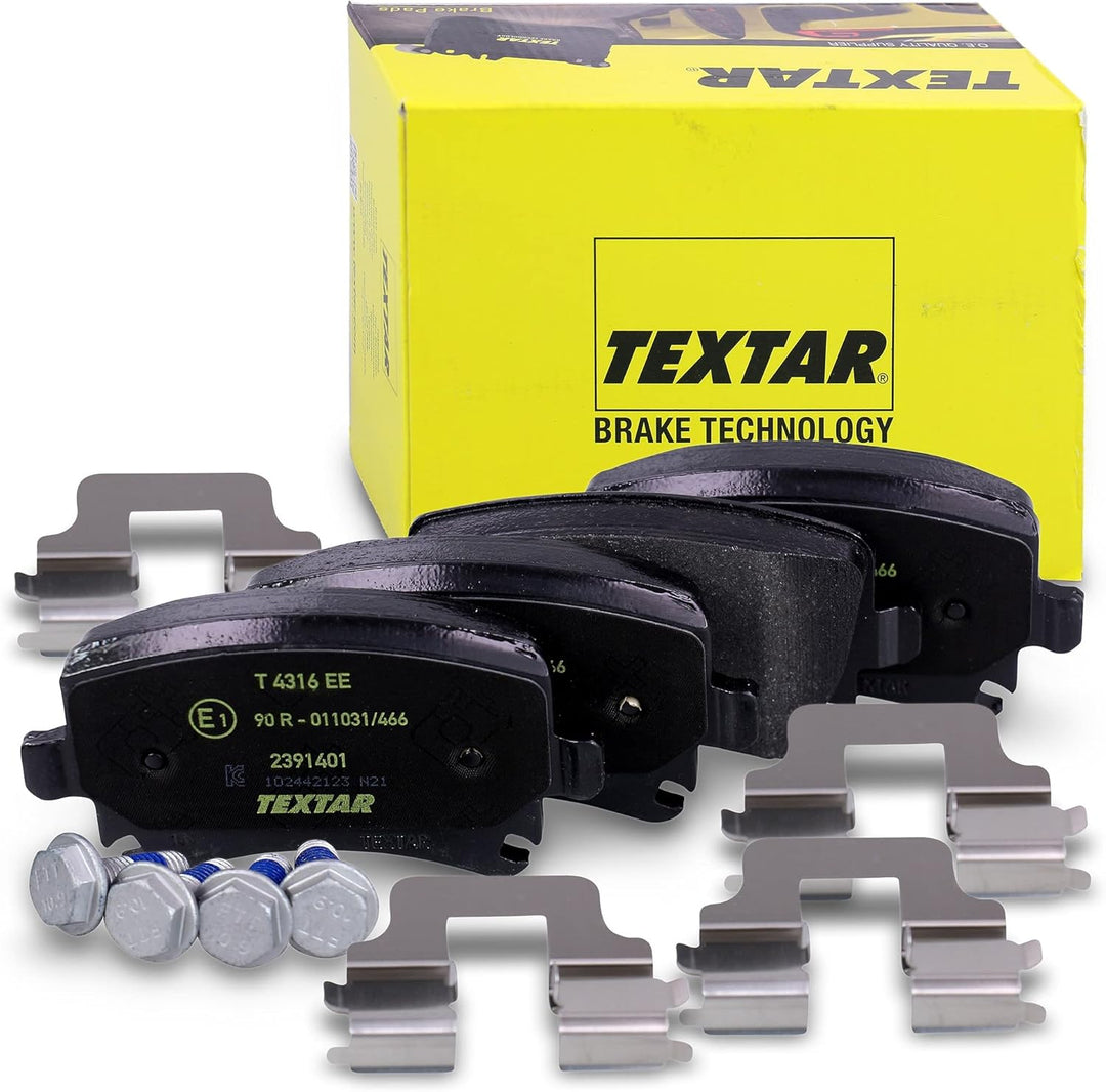 Textar 2391401 Bremsbelagsatz, Scheibenbremse