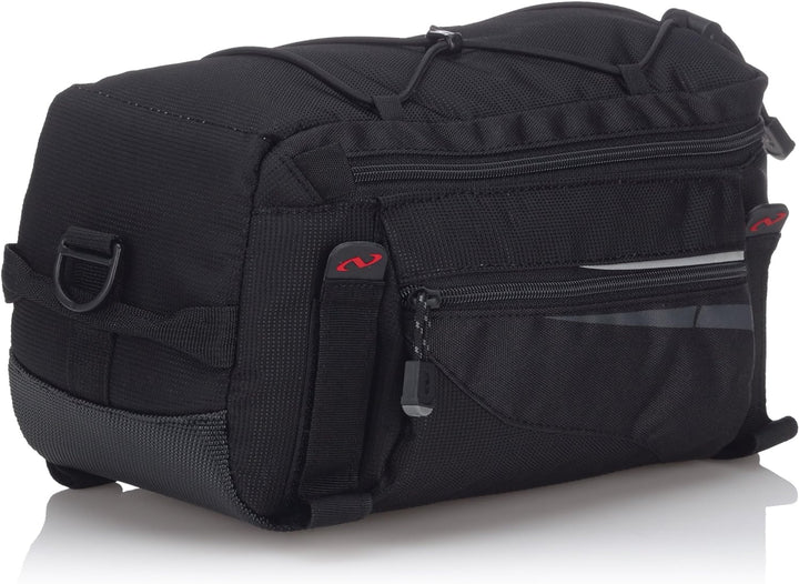 Norco Idaho - Gepäckträgertasche mit Regenhülle Schwarz, Schwarz
