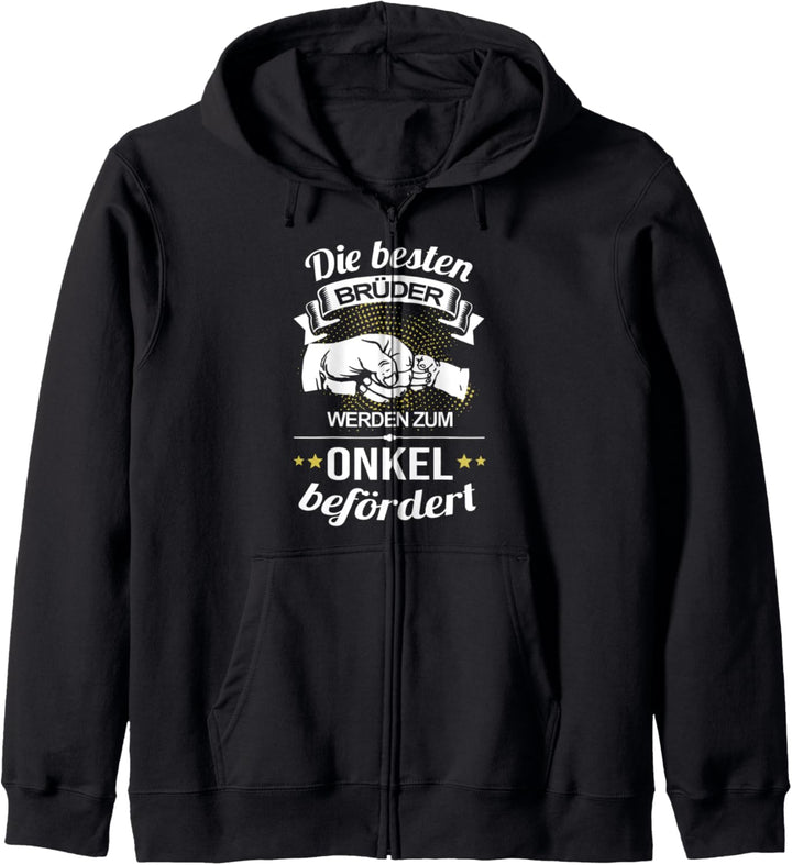 Nur Die Besten Brüder Werden Zum Onkel Befördert Kapuzenjacke