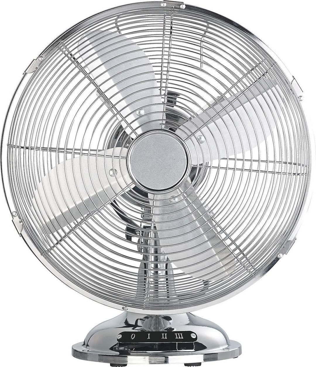 Sichler Haushaltsgeräte Vintage-Ventilator: Vollmetall-Tisch-Ventilator im Retro-Look, Versandrücklä