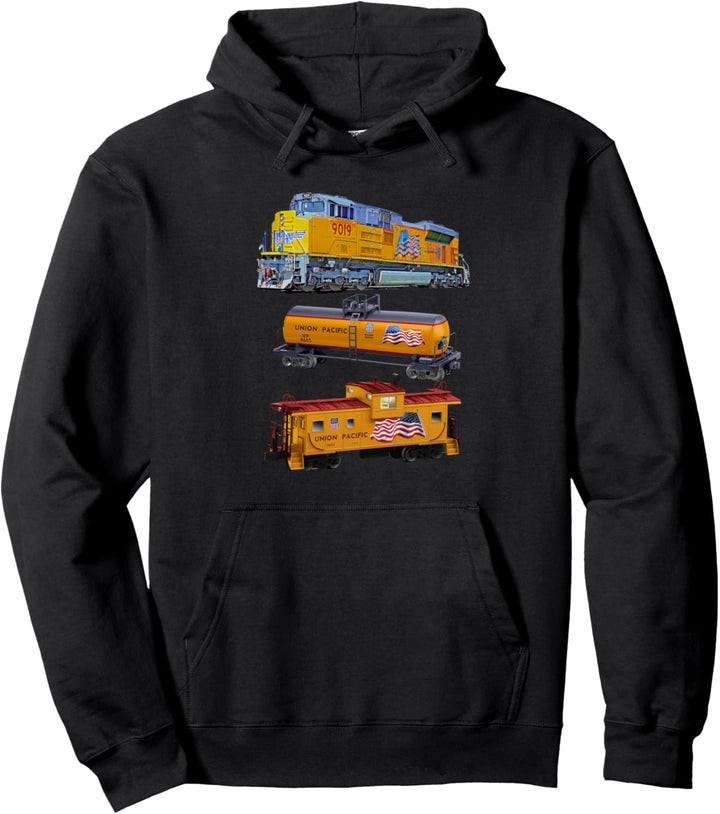 Güterzug Motor Tanker Caboose Pullover Hoodie