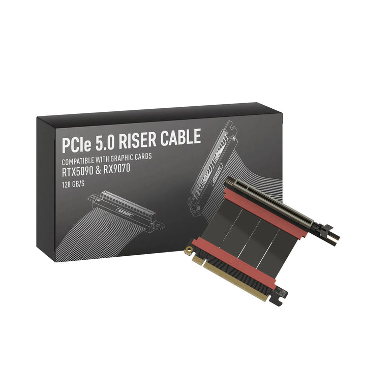 LINKUP - AVA5 Armour PCIE 5.0 Riser-Kabel | RTX5090 RX9070 GPU Bereit | x16 128GB/s Geschwindigkeit
