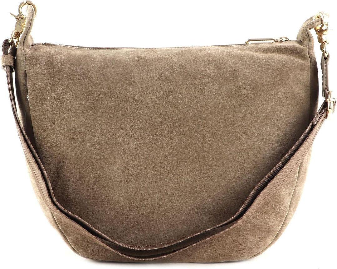 Mandarina Duck Damen Mellow Velvet Umhängetasche Taupe, Taupe