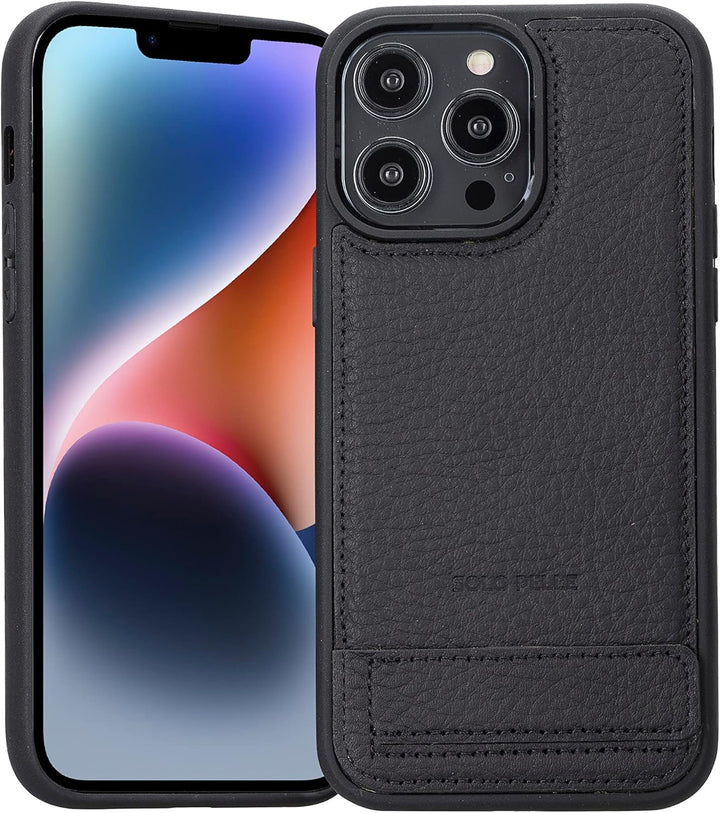 Solo Pelle Lederhülle für das iPhone 14 Pro Max in 6.7 Zoll Case Leder Hülle Ledertasche Backcover a