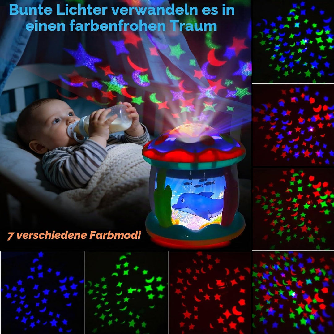 Baby Spielzeug ab 1 2 Jahr mit Musik &amp; Licht, Musikalische Montessori Babyspielzeug ab 6 9 12 18 Mon