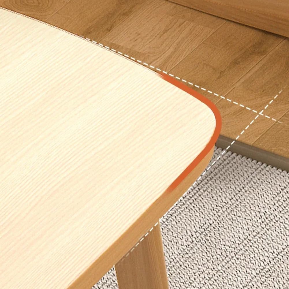 Couchtisch Klappbarer, Wohnzimmertisch Klein Holz, Tisch-Bein-Schnallendesign, Keine Montage erforde