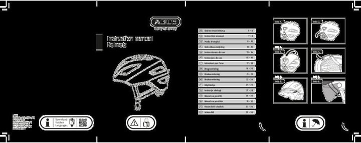 ABUS Stadthelm Pedelec 2.0 - Fahrradhelm mit Rücklicht und Regenhaube - für den Stadtverkehr - für D