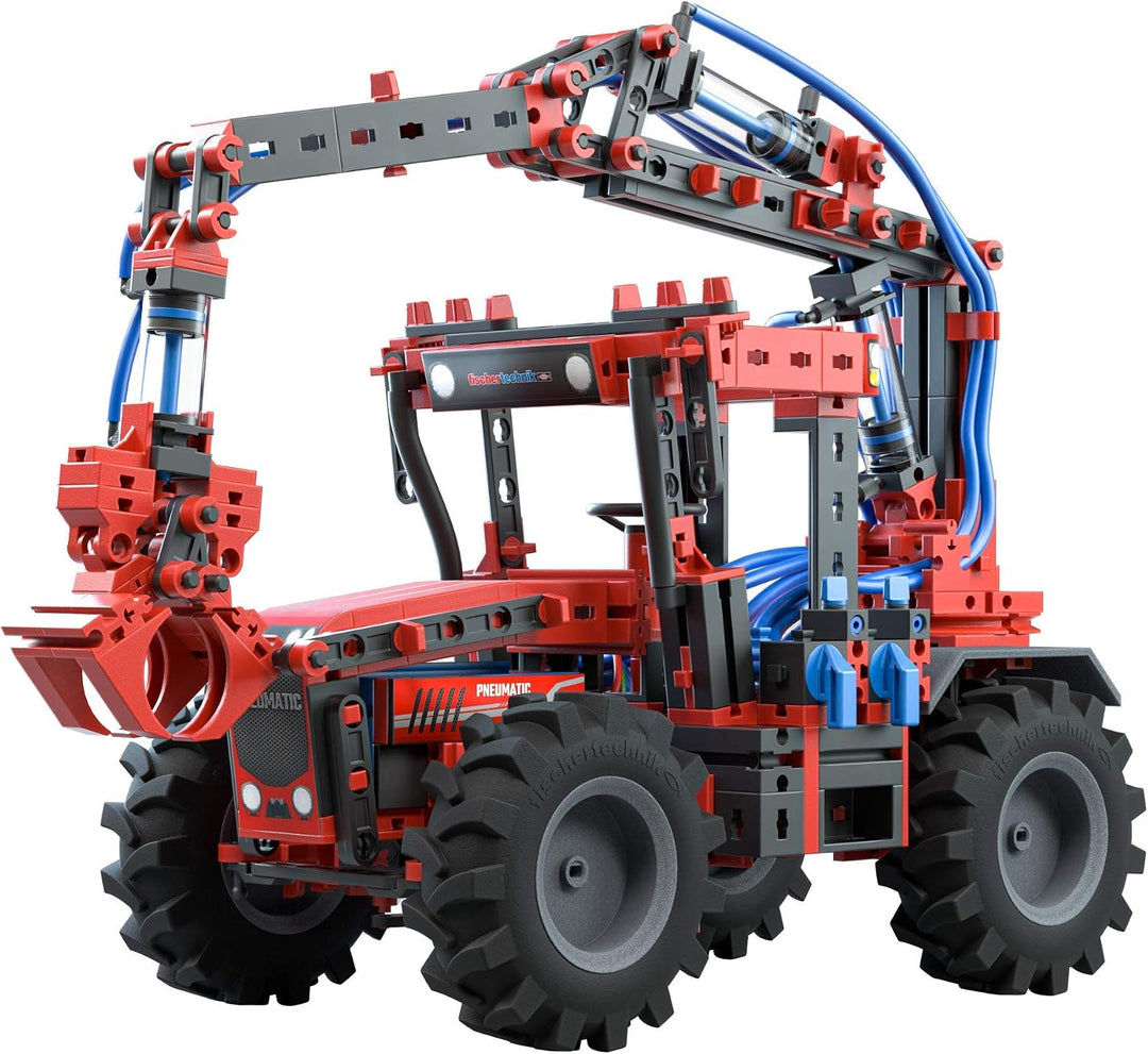 fischertechnik 559883 PROFI E-tronic – ab 9 Jahren &amp; 559876 PROFI Strong Pneumatics – Bausatz für Ki