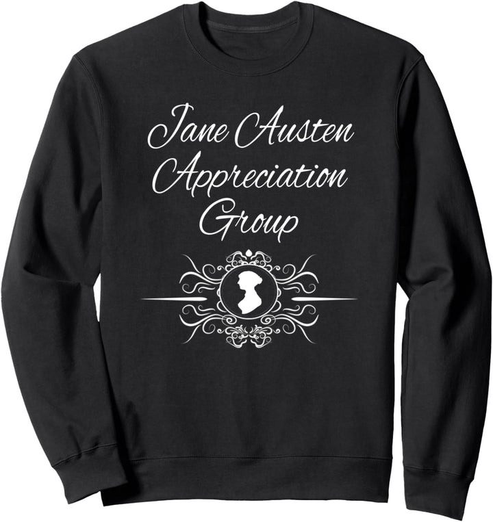 Jane Austen Appreciation Group Vintage Book Club Literary Sweatshirt