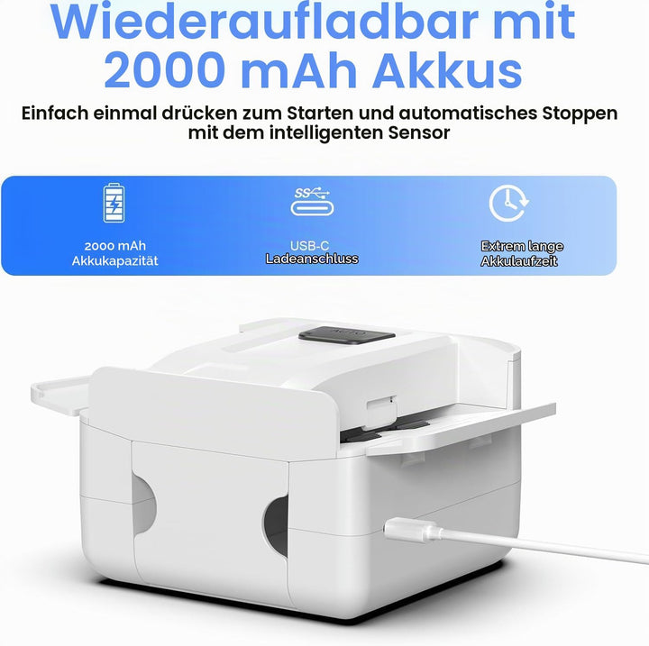 Kartenmischmaschine, Automatischer Kartenmischer für 1–2 Decks, Wiederaufladbarer Kartenmischer mit
