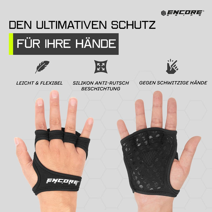 Encore Grips Griffpolster Kraftsport – Griffhilfen &amp; Grip Pads für Krafttraining, Bodybuilding &amp; Kli