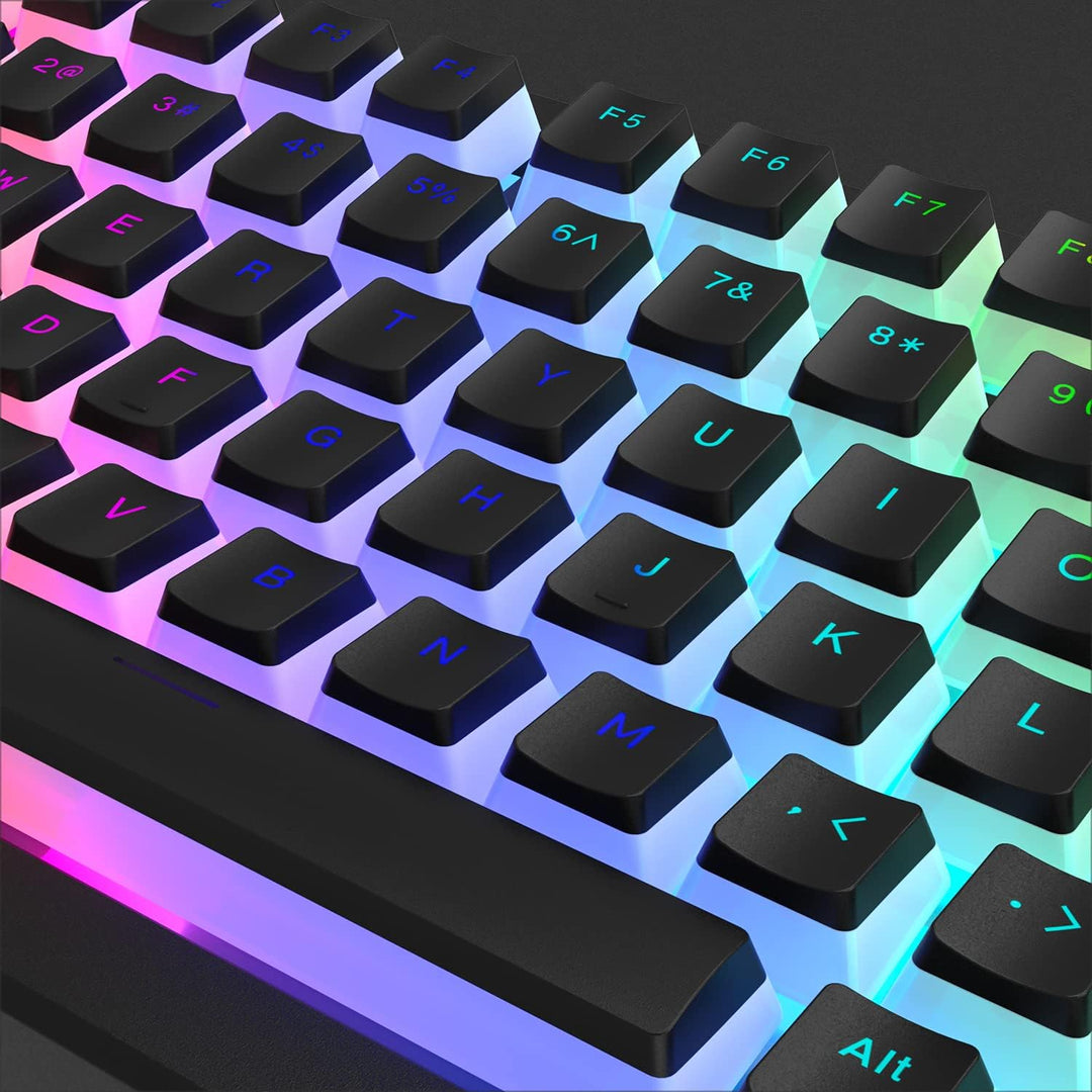 XVX Pudding Keycaps,141+24 Custom Keys Set, OEM Profile, Universal Compatiability for 100%, 75%, 65%