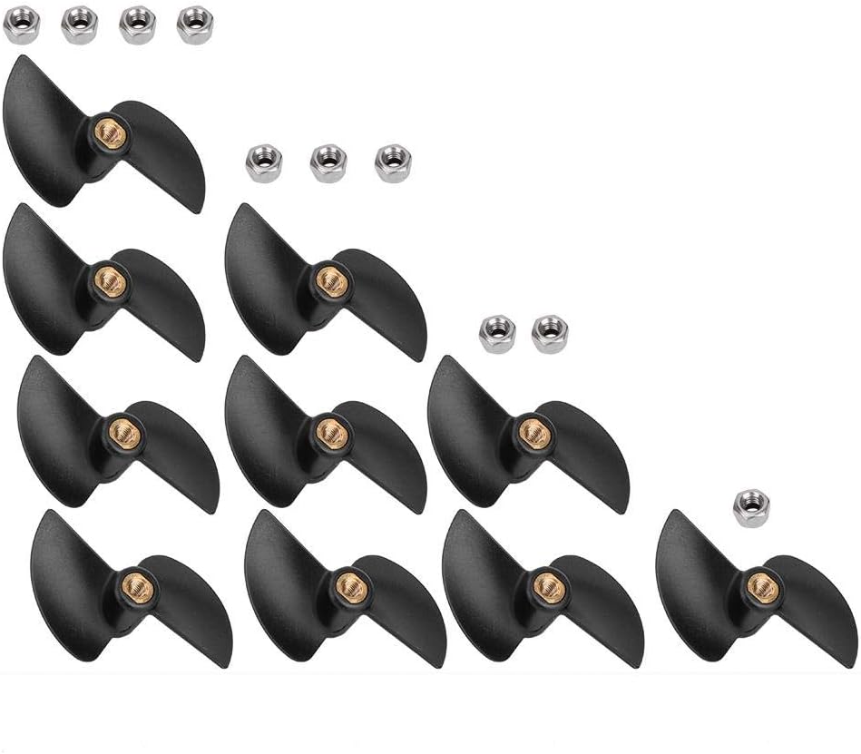 RC Propeller Ersatz, 10 Stück Brushless kompatibel, Boot Propeller Set für Modellbau DIY Wassersport