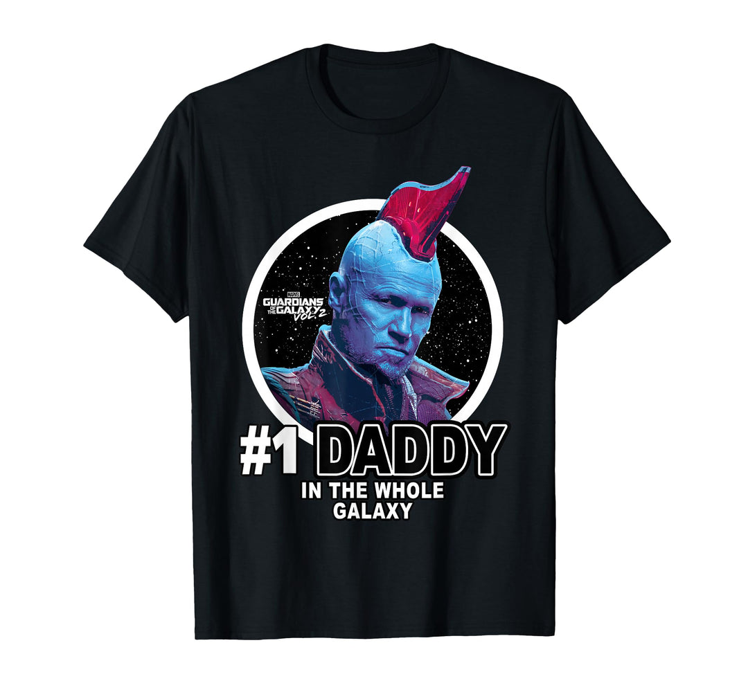 Mens Marvel Guardians Vol.2 Yondu Father's Day #1 Daddy T-Shirt Small Black