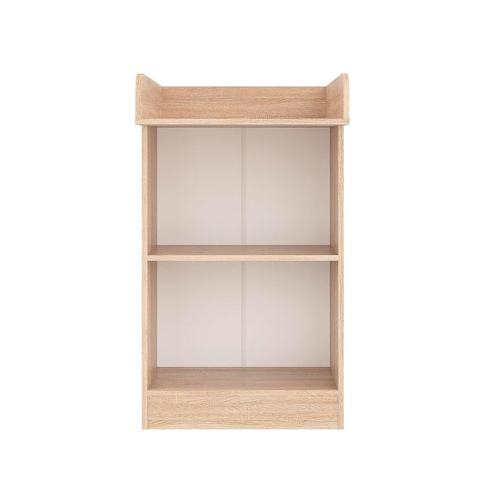 KOMTO Wickelkommode Sonoma Eiche - Wickeltisch Schmal, Baby Kommode mit Wickelaufsatz abnehmbar, Bab
