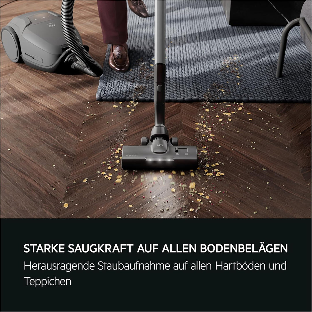 AEG Animal 8000 Staubsauger mit Beutel, Testsieger der Stiftung Warentest, hohe Saugleistung, Auto-M