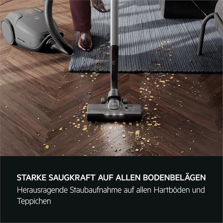 AEG Animal 8000 Staubsauger mit Beutel, Testsieger der Stiftung Warentest, hohe Saugleistung, Auto-M
