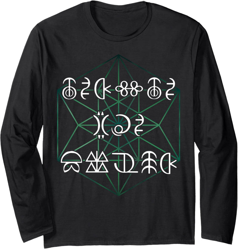 Disney Artemis Fowl Decode The Magic Symbol Langarmshirt