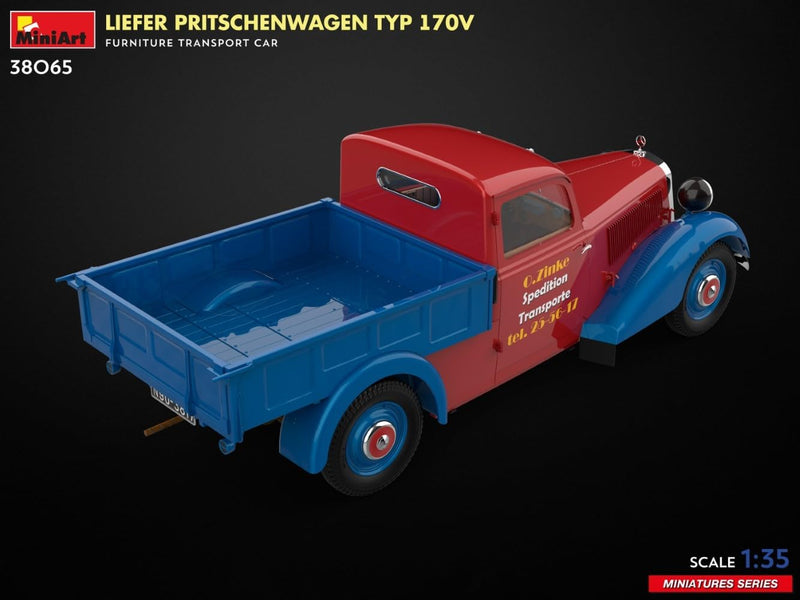 Mini Art 550038065 MiniArt 38065 1:35 Lieferwagen Typ 170V m. Möbel-originalgetreue Nachbildung, Mod