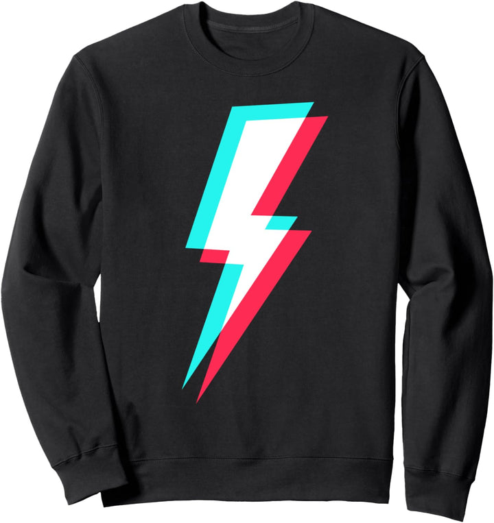Lightning Bolt Design: Kinder, Jungen, Mädchen, Frauen, Männer Grafik Sweatshirt