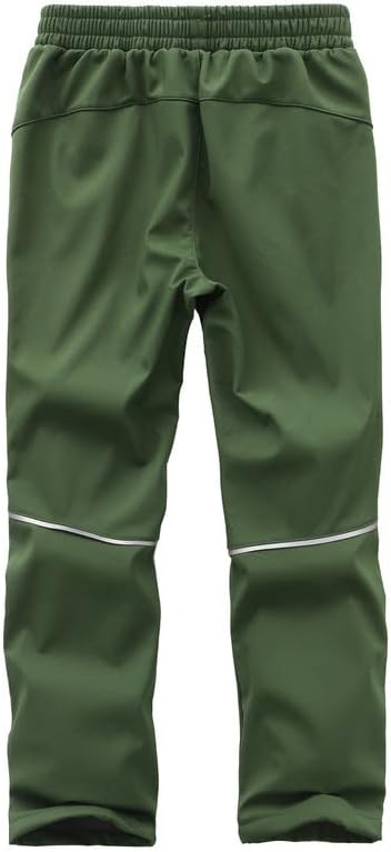 Zzkouine Kinder Softshellhose Schneehose Thermohose Hosen Jungen Mädchen Winterhose Outdoorhose Wand