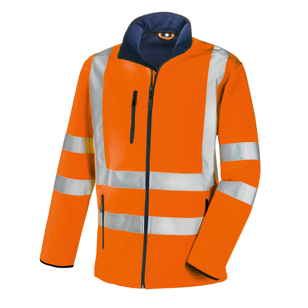 teXXor 4104-M Warnschutz-Softshell-Jacke "Niagara", Grösse M, Warnorange M Warnorange, M Warnorange