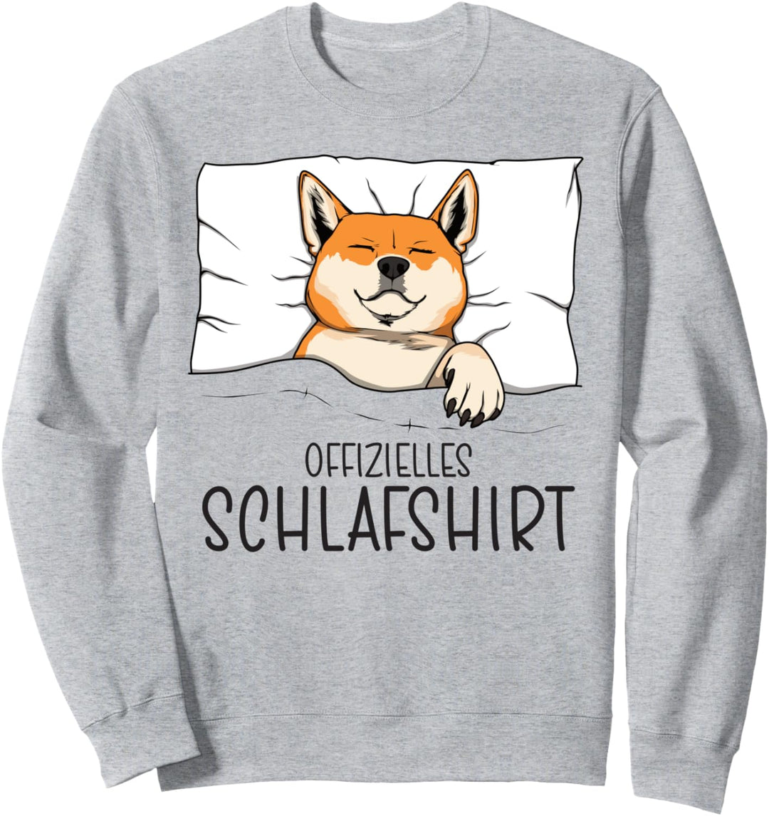 Offizielles Schlafshirt Shiba, Schlafanzug Shiba Inu Sweatshirt
