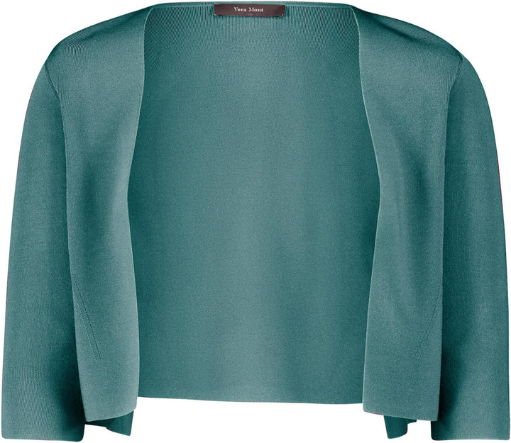 Vera Mont Damen 0226/4106 Strickjacke XS Paris Blue, XS Paris Blue