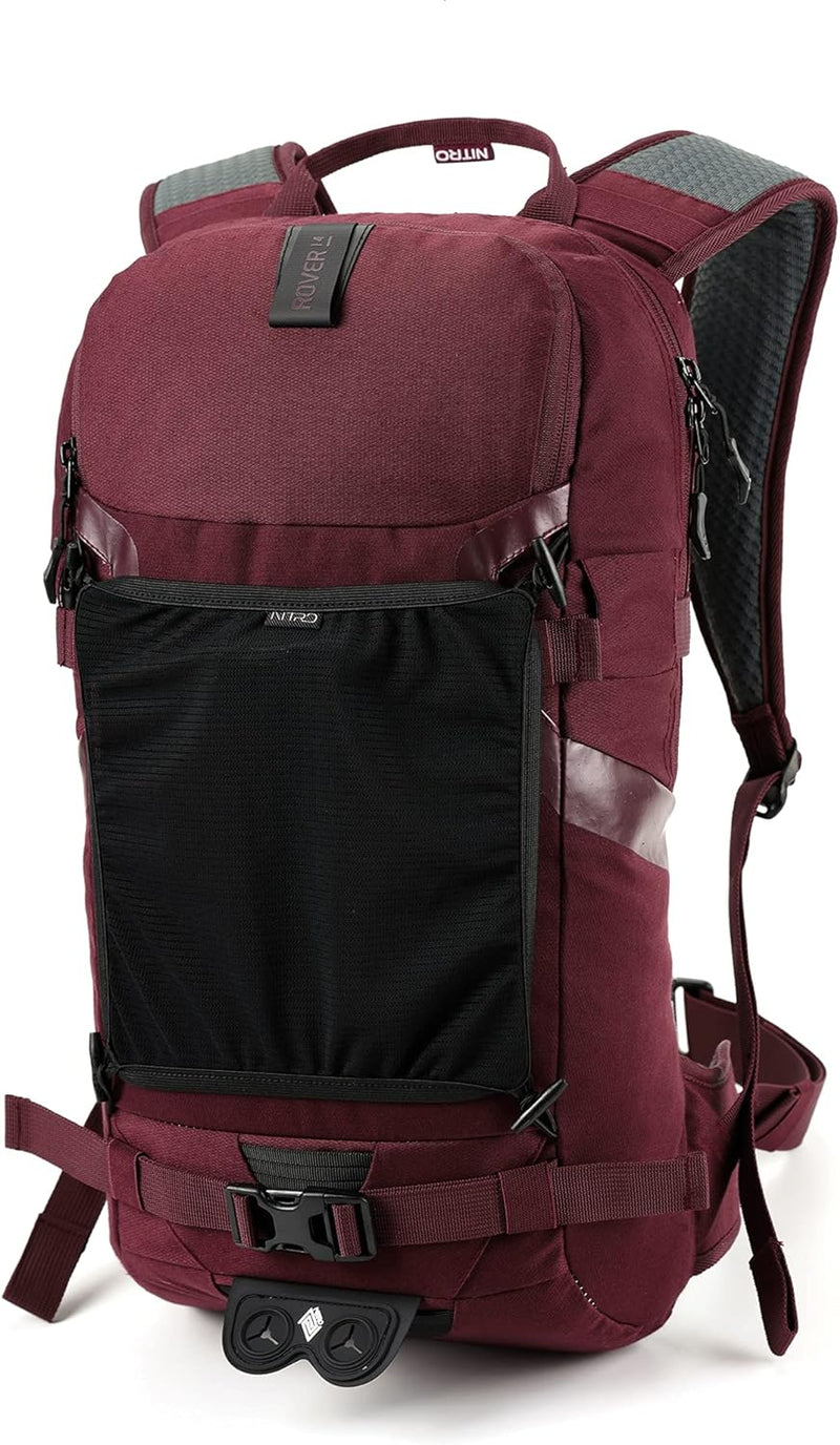 Nitro Unisex Rover 14 Snowboardrucksack Tourenrucksack Bikerucksack Rucksack (1er Pack) UNIC Wine, U