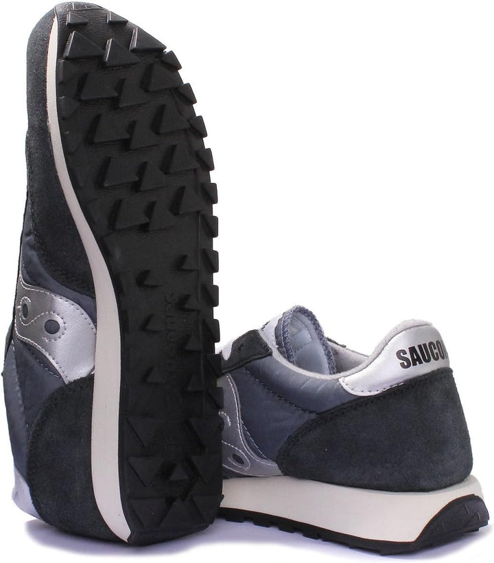 Saucony Jazz Original Vintage Herren Sportschuhe 37 EU Blue Navy Silver, 37 EU Blue Navy Silver