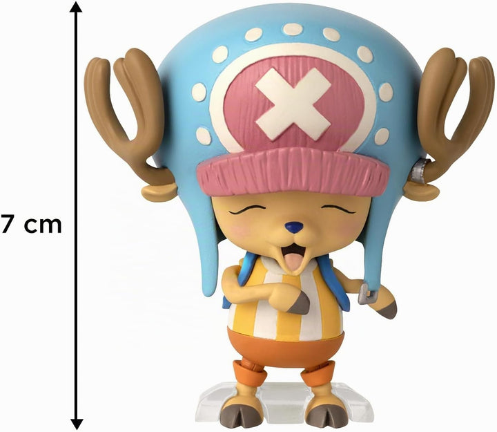 BANDAI – Anime Heroes One Piece Heroes-Figur 7 cm Chopper 36936, Mehrfarbig, Chopper