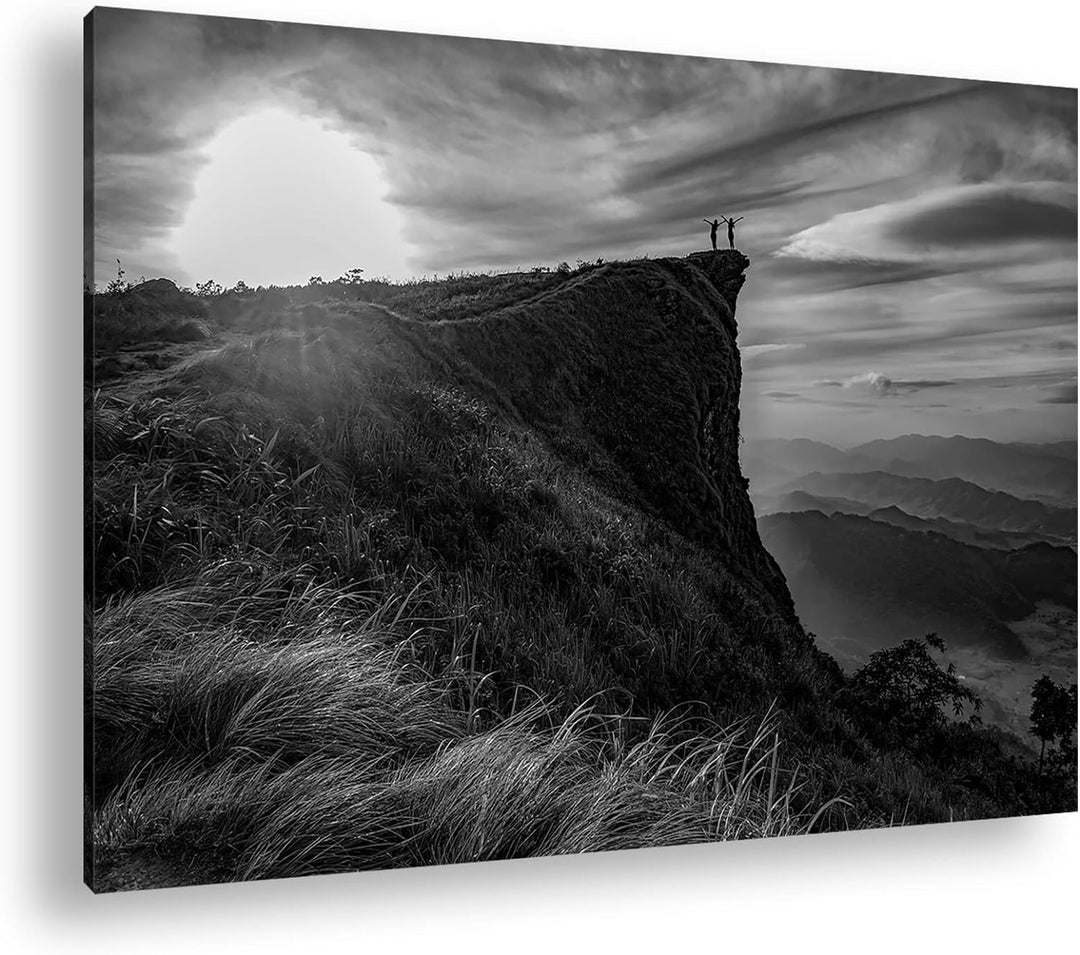 deyoli abenteuerliche Wanderung in der Landschaft Thailands Format: 80x60 als Leinwand, Effekt: Schw