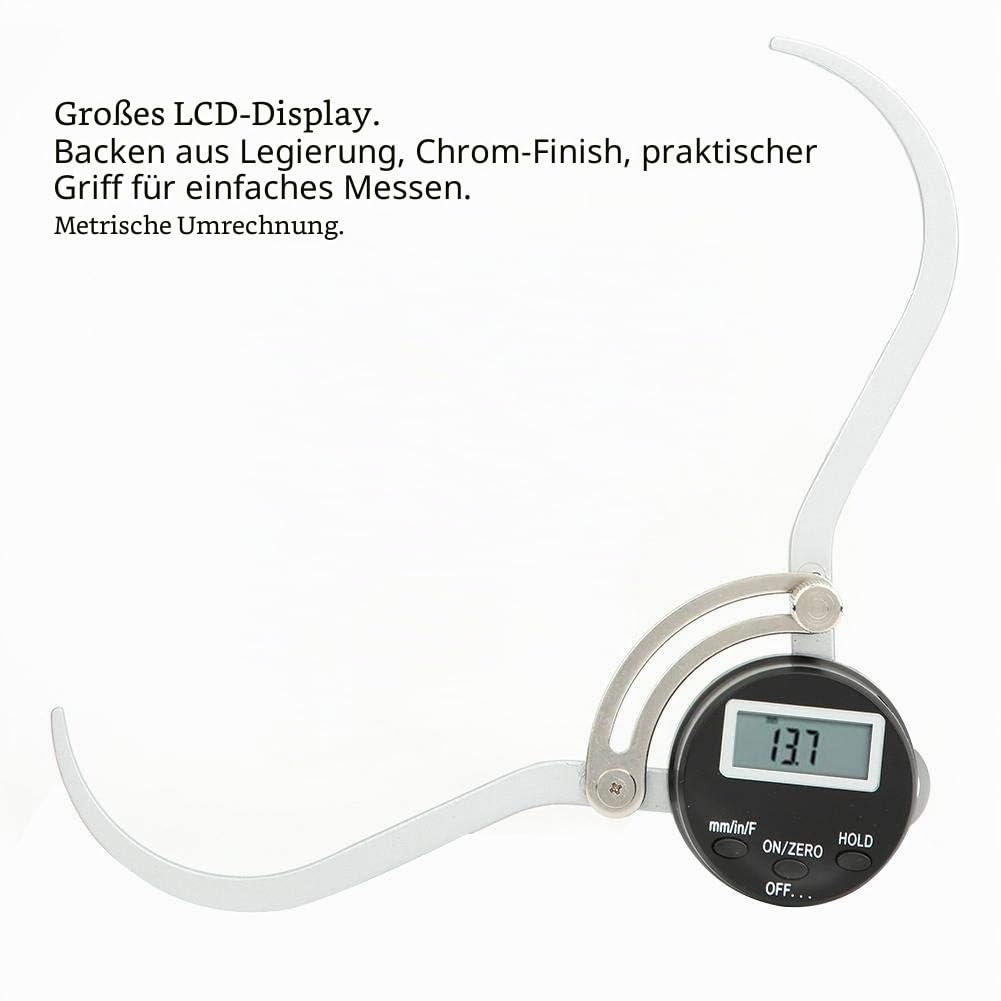 Digitales Dickenmessgerät, 0~150 mm Messbereich 0,01 mm Elektronischer Digitaler Externer Messschieb