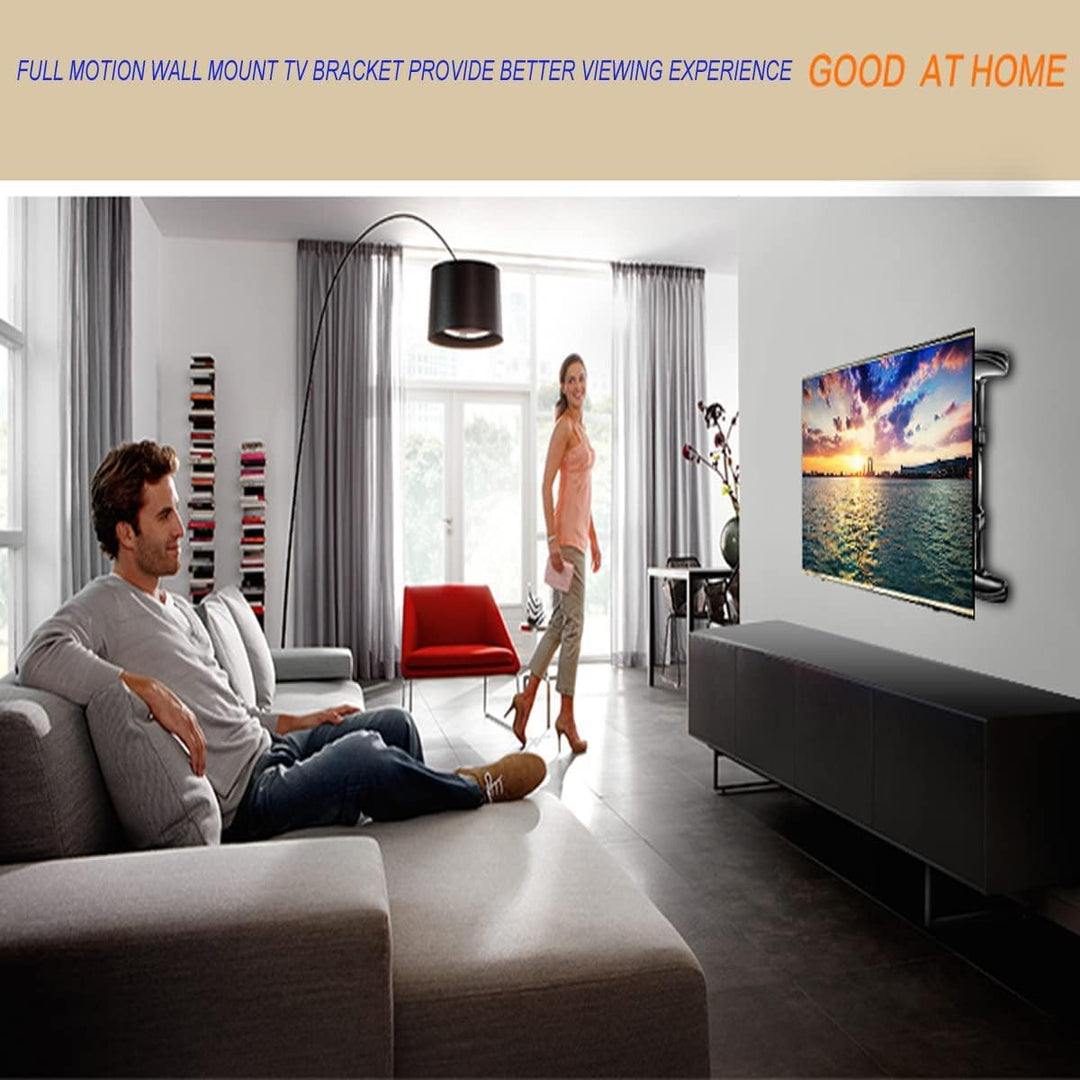 FORGING MOUNT TV Wandhalterung mit 820mm Langem Arm Wandhalterung Fernseher für 32-75 Zoll LCD/LED F