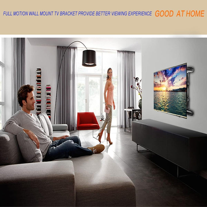 FORGING MOUNT TV Wandhalterung mit 820mm Langem Arm Wandhalterung Fernseher für 32-75 Zoll LCD/LED F